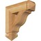 Ekena Millwork Funston Arts & Crafts Rough Sawn Bracket, Western Red Cedar, 4"W x 16"D x 16"H BKT04X16X16FST03RWR - alternate 1